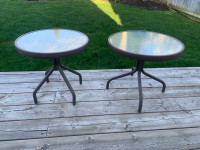 Glass Top Padio Deck Tables