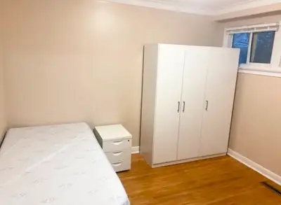 Private, clean, quiet, spacious, furnished room on ground floor of house near Bathurst and Sheppard...