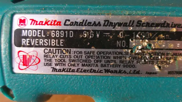 Makita Drills Cordless Vintage Qty. 3 in Hand Tools in Mississauga / Peel Region - Image 7