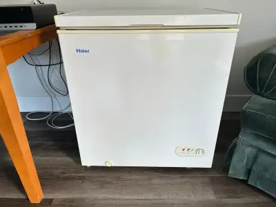 5.3 cubic foot Haier chest style freezer, View more