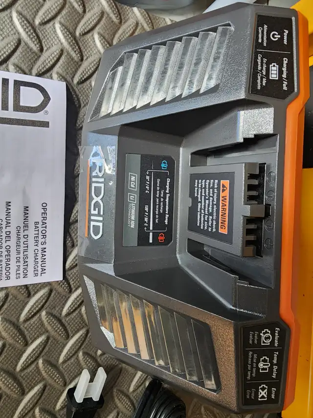 Ridgid R840095 Rapid 4 AH Charger Brand New In The Package in Power Tools in Windsor Region - Image 6