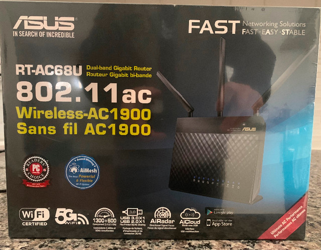 Wireless Dual Band Gigabit Router BRAND NEW sealed  $60 in Networking in St. Catharines