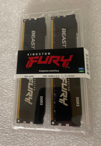 Kingston FURY Beast 16GB (2 x 8GB) DDR3 SDRAM Memory Kit FOR SAL