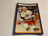 1992-93Pro Set Rookie Goal Leader#8Luciano Borsato Winnipeg JETS