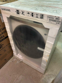 NIB washer & dryer set Samsung ivory & gold 