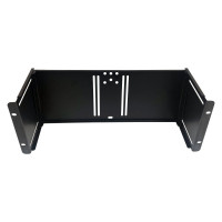 4U Adjustable Rack Monitor Mount - VESA 75x75, 100x100