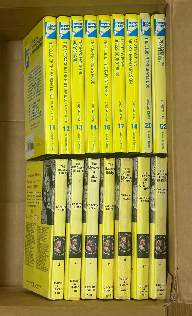 Vintage Nancy Drew Book Lot - 16 Books