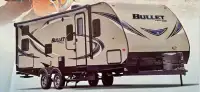 2016 Keystone Bullet 30ft trailer with bunk beds