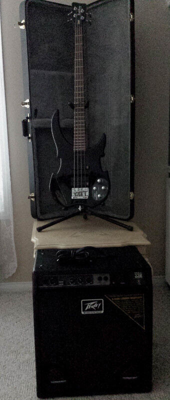 Vampyre Rock Bass Guitar ~ Hard Case ~ Stand ~ Amplifier in Guitars in Cambridge - Image 4