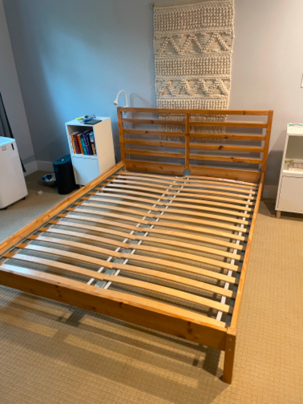 Wooden Queen Bed Frame 60 Beds & Mattresses Calgary Kijiji