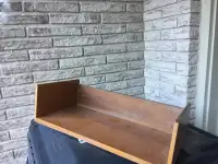 Shelf made of solid wood