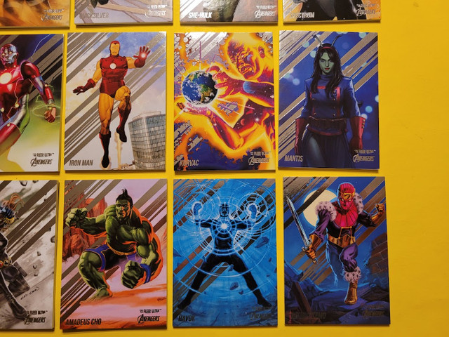 24 Fleer Ultra Avengers Marvel Comics 2022 collector cards in Arts & Collectibles in Fredericton - Image 3