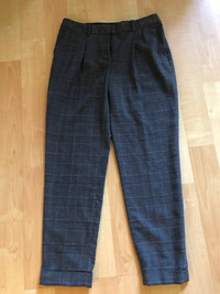 Ladies Jones New York black stretch tweed dress pants $15 size 4