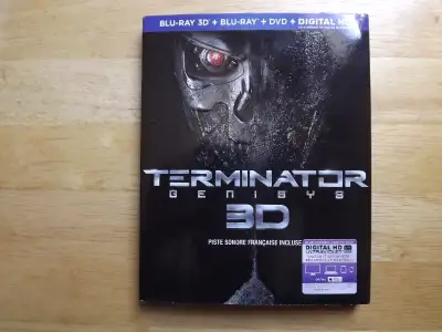 "Terminator Genisys" BLU-RAY 3D + BLU-RAY + DVD + HD I have for sale "Terminator Genisys" BLU-RAY 3D...