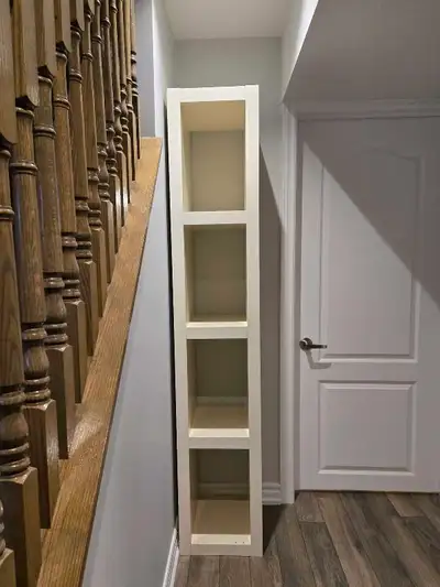 Tall Narrow Bookshelf / Storage Unit, View more