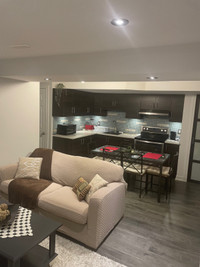 Fully furnished basement apartment in Mississauga