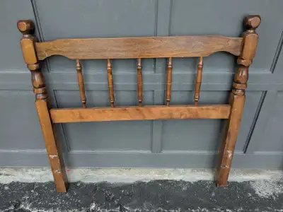 Twin wood bed frame, View more