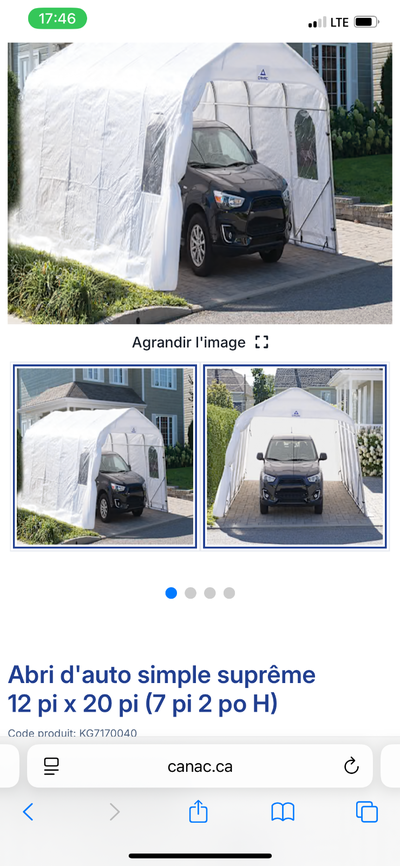 Abri d’auto, View more