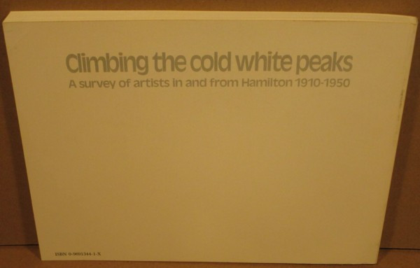 Climbing the Cold White Peaks  Artists in & From Hamilton 1910-5 in Non-fiction in Hamilton - Image 4