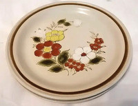 2 VINTAGE 1970's MOUNTAIN WOOD COLLECTION STONEWARE DINNER PLATE