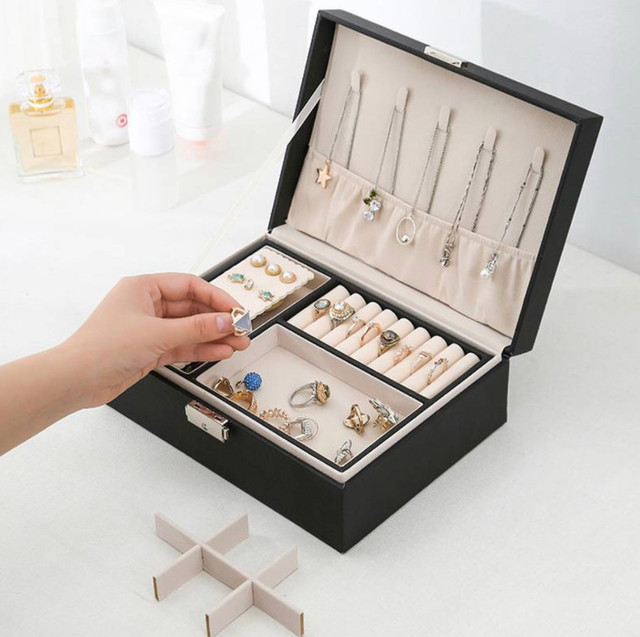 Double Layer Jewelry Box storage in Jewellery & Watches in Mississauga / Peel Region - Image 2