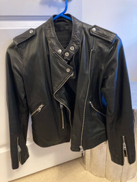 All Saints leather biker/moto jacket