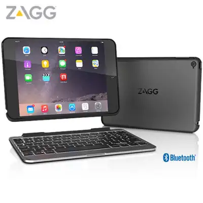 Zagg Slim Book iPad Mini 4 Keyboard Case - Black, View more