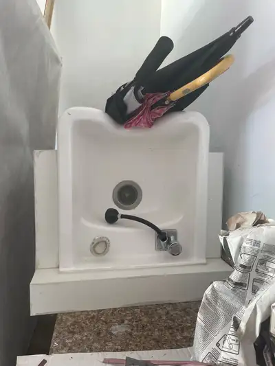 Hair stylist sink , View more
