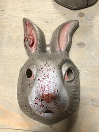 Halloween scary rabbit costume mask