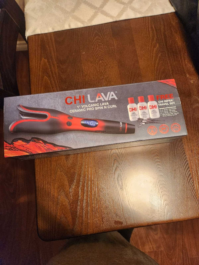 CHI Lava spin N curl CHI curling iron 1" in Health & Special Needs in Strathcona County - Image 3