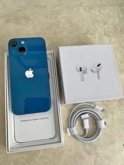 iPhone 13 mini 128gb + AirPods Fast Charger & Drop Off, View more