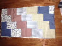 Quilting Fabric and partial quilt ready to go for sale