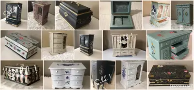Solid Wood Vintage Jewelry Boxes, View more