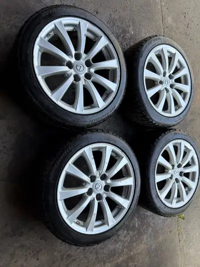 STILL AVAILABLE Came off Lexus IS,comes with sensors,Bolt pattern 5x114.3 Size 225/45/17Center bore...