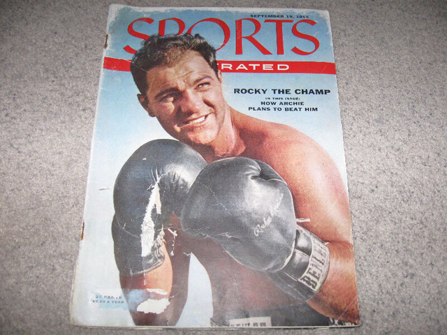 Sports Illustrated 1959 Rocky Marciano Issue + bonus UFC dvd in Arts & Collectibles in City of Halifax