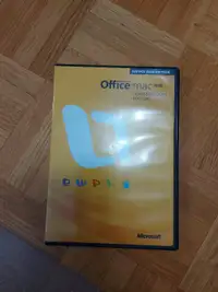 Office 2008 Install Disk (Open to trades and offers)