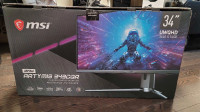34" Curved Gaming Monitor