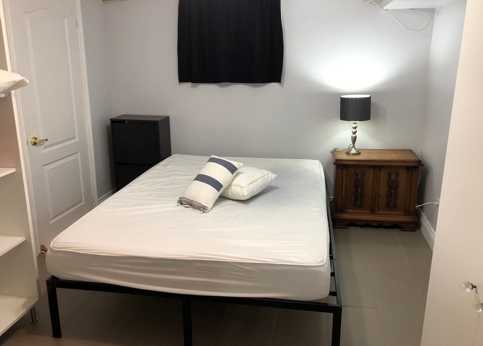 FULLY FURN. BSMT APT.              -   1 bedroom + den…2 parking 3