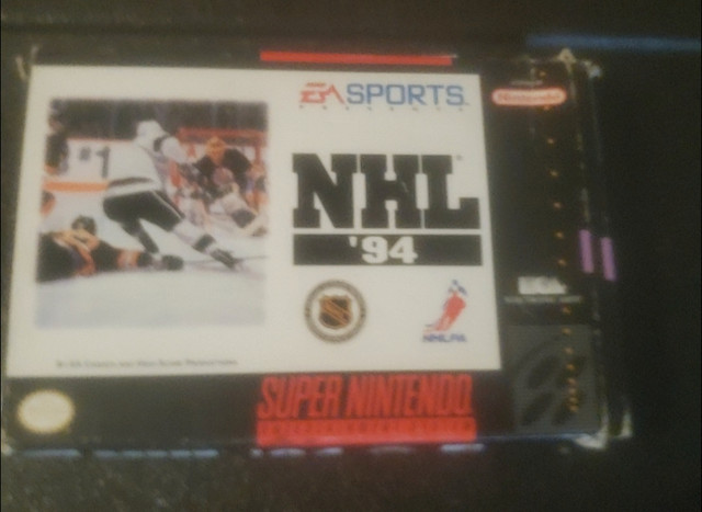 Selling Vintage Super Nintendo NHL video game in Older Generation in Dartmouth