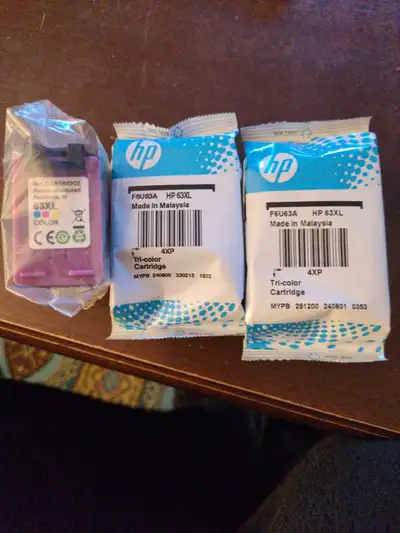 HP 63XL Ink tri-color cartridges, View more