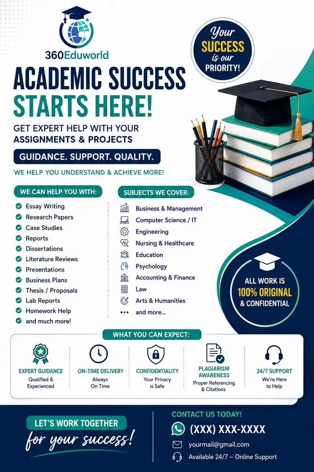 Expert Academic Support Assignments, Projects & Coursework |