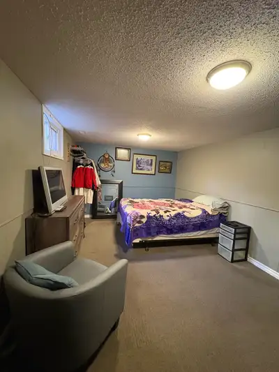 Available now $800 Large Room for Rent- Basement. 1710" long. West Ferris Location, North Bay, ON. B...