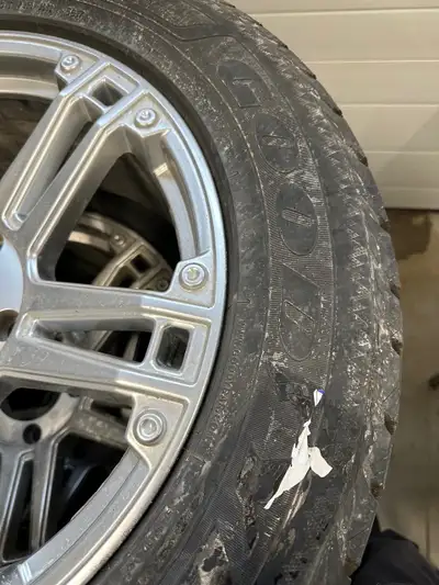 4 wheels and tires 20 inch , came off a 2017 toyota tundra were used winter months goodyear ultragri...