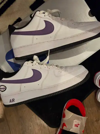 Men's Nike Air Force 1 '07 LV8 Shoes Purple Size 12, View more