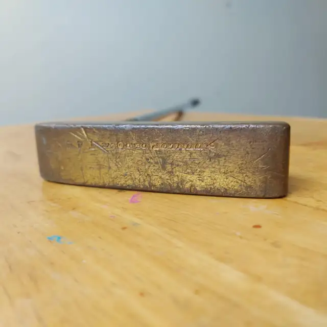 Vintage Dunlop Dead Eye T44 Brass Putter (LH) - $20.00 in Golf in Belleville - Image 3