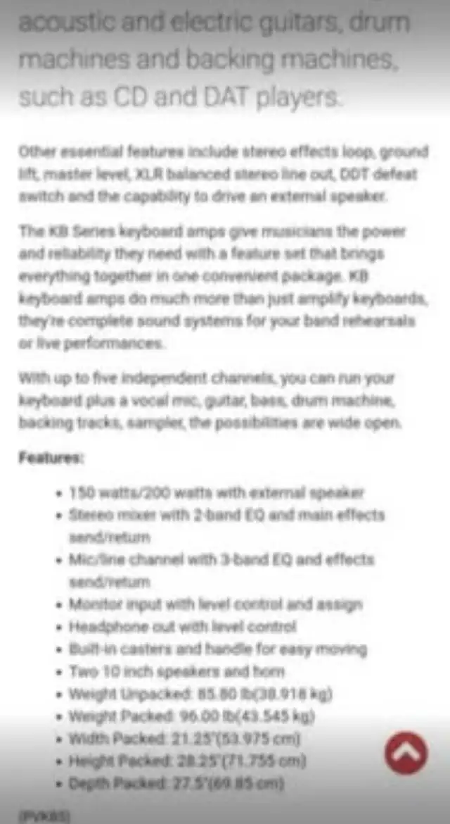 Ampli combo Peavey KB5 150W "PRIX POUR VENDRE" in Amps & Pedals in Sherbrooke - Image 10