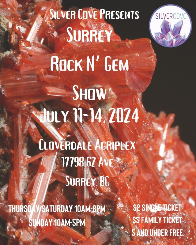 Surrey Rock N' Gem Show in Events in Delta/Surrey/Langley