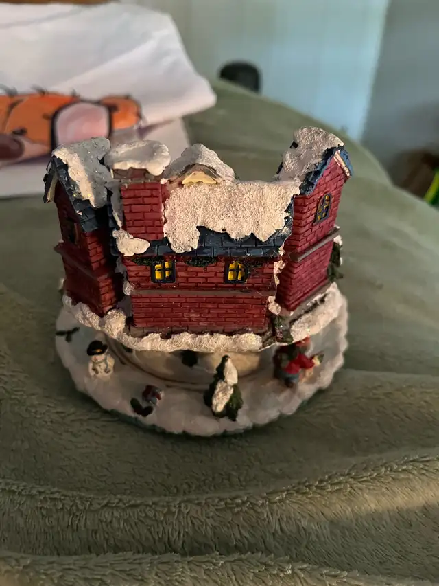 Christmas Village Musical Skating Pond in Fireplace & Firewood in Kingston - Image 3