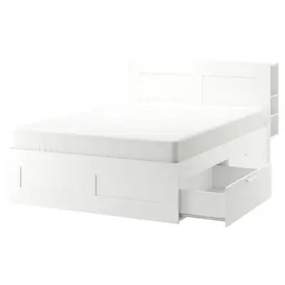 IKEA Queen Brimnes Headboard and Frame, View more