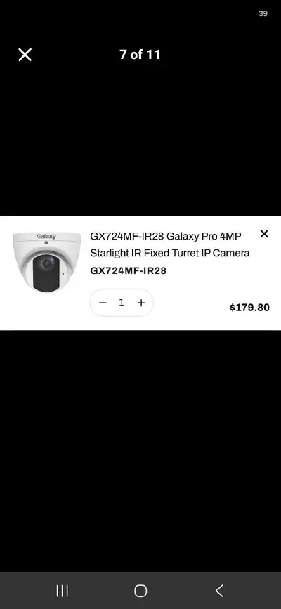 ONVIF IP Security Camera - 4K/2K PoE Dome Camera (Like New), View more